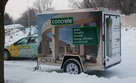 Trailer Vinyl Graphic Wrap Install