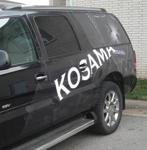 Partial Vinyl Graphic Wrap For SUV